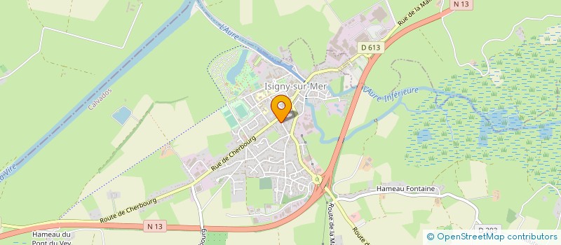localisation de l'entreprise SARL I.N.B à ISIGNY-SUR-MER