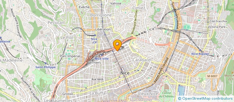 localisation de l'entreprise SARL I.N.M.V à NICE