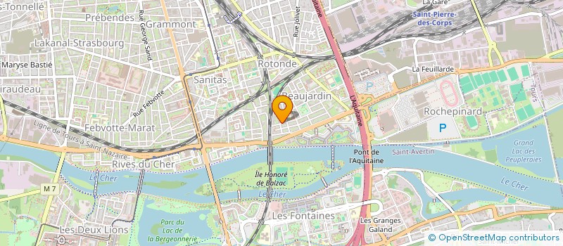 localisation de l'entreprise SARL I.S.C.O.  TOURS