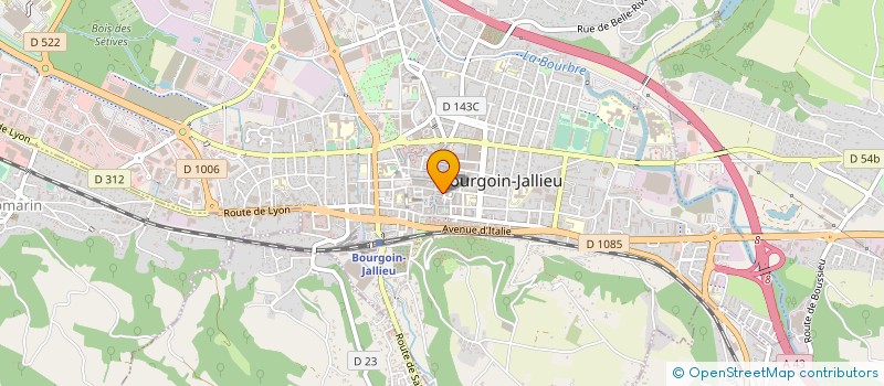localisation de l'entreprise SARL I.T.E. à BOURGOIN-JALLIEU