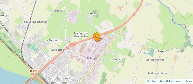 localisation de l'entreprise SARL IB SIGNACOM à SAUMUR