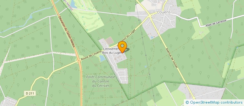 localisation de l'entreprise SARL IBARRONDOGARAY SOC EXPL ETS PATRICE  LE PIAN-MEDOC