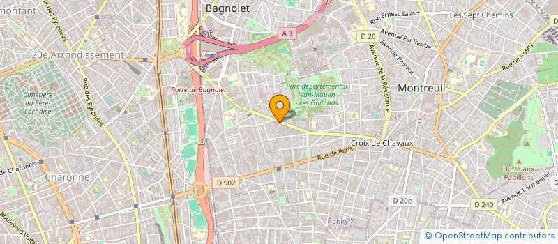 localisation de l'entreprise SARL IBC à MONTREUIL