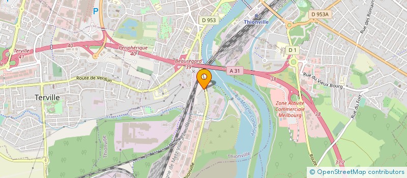 localisation de l'entreprise SARL IBERIA AUTO  THIONVILLE