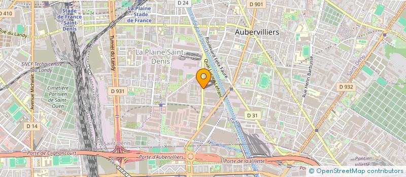 localisation de l'entreprise SARL IBO à AUBERVILLIERS
