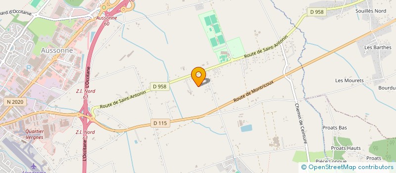 localisation de l'entreprise SARL IC BATIMENT  MONTAUBAN