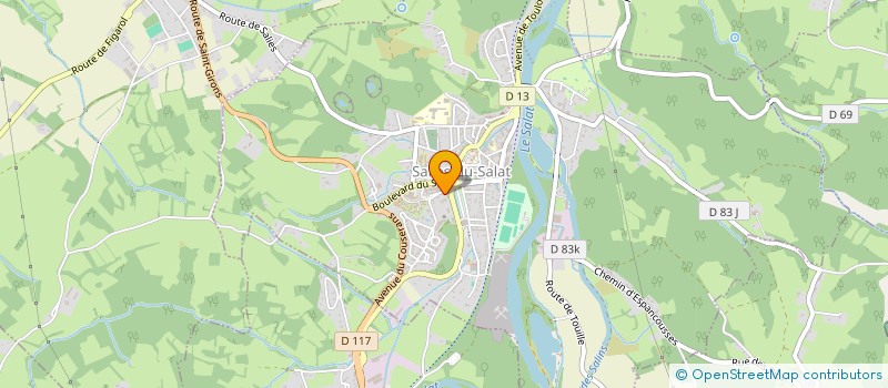 localisation de l'entreprise SARL ICARD AMBULANCES à SALIES-DU-SALAT
