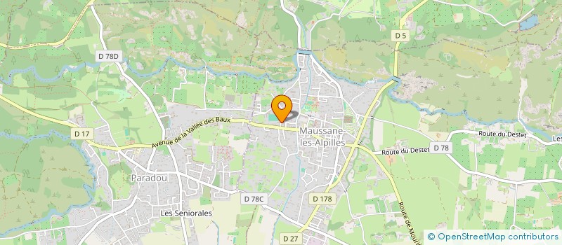 localisation de l'entreprise SARL ICARE  MAUSSANE-LES-ALPILLES