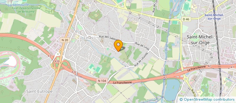 localisation de l'entreprise SARL ICB à LINAS
