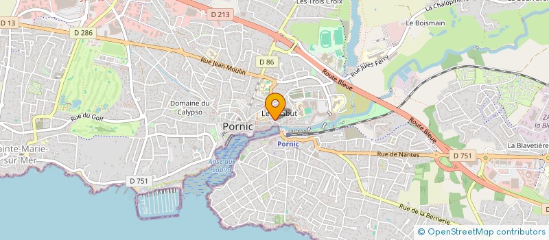 localisation de l'entreprise SARL ICD à PORNIC