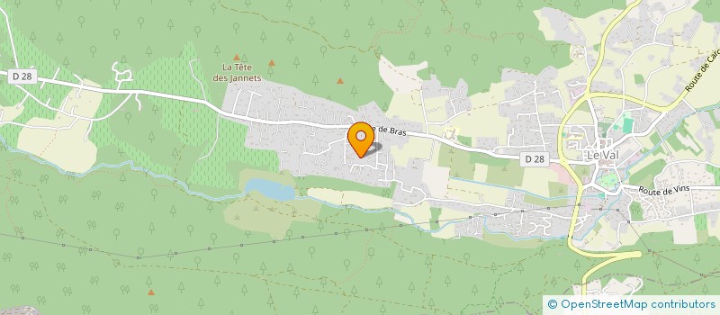 localisation de l'entreprise SARL ICD ENERGIES à BRIGNOLES