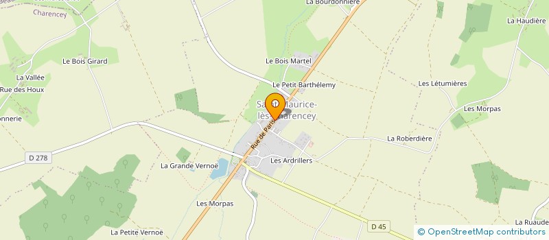localisation de l'entreprise SARL ICEL à CHARENCEY