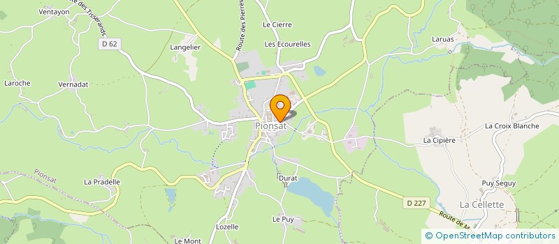 localisation de l'entreprise SARL ICOMBRAILLES  LA CELLETTE