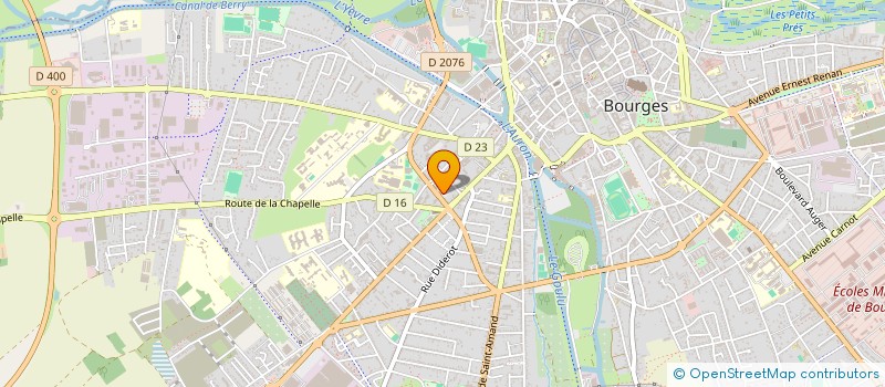localisation de l'entreprise SARL ICPF à BOURGES