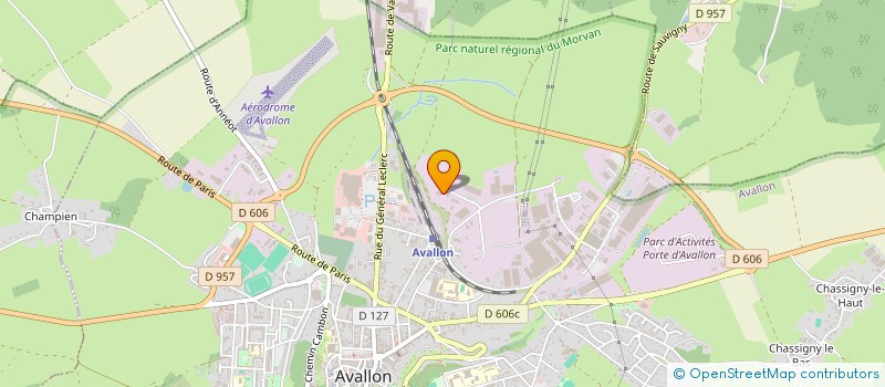 localisation de l'entreprise SARL ID FROID à AVALLON