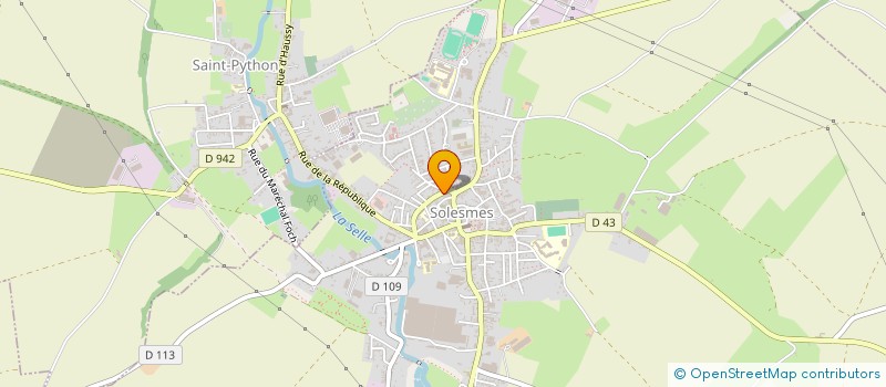 localisation de l'entreprise SARL IDEAL BATI  SOLESMES