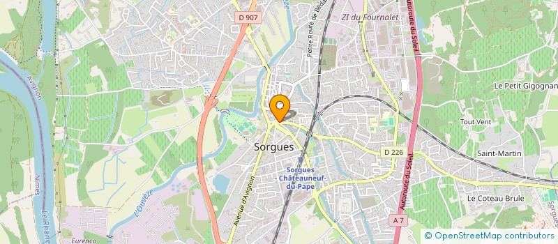 localisation de l'entreprise SARL IDEAL COIFFURE  SORGUES