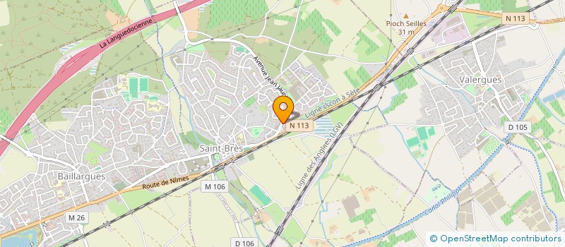 localisation de l'entreprise SARL IDEAL FERMETURE DU SUD  SAINT-BRES