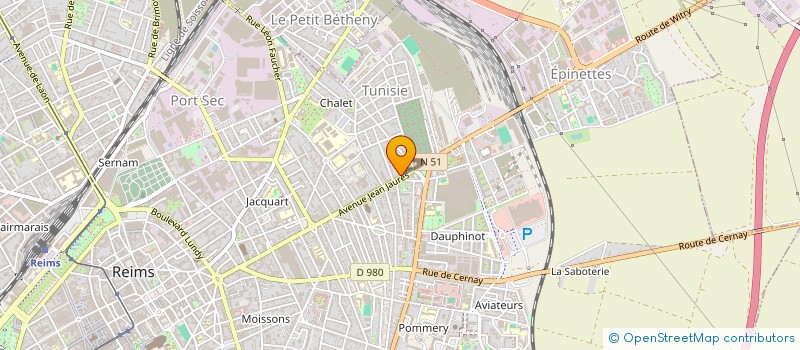 localisation de l'entreprise SARL IDEALECO  REIMS