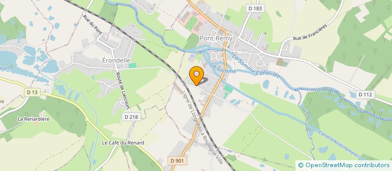 localisation de l'entreprise SARL IDECOM  PONT-REMY