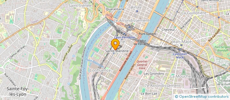 localisation de l'entreprise SARL IDEE FIXE  LYON