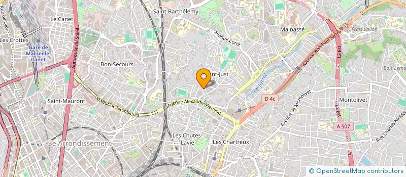 localisation de l'entreprise SARL IDELEC à MARSEILLE