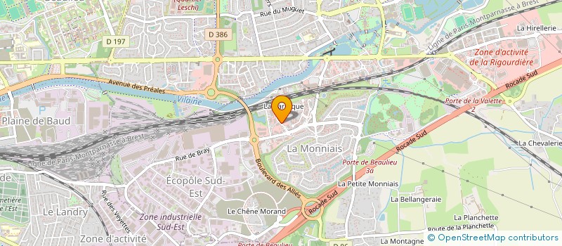 localisation de l'entreprise SARL IDENTIC  CESSON-SEVIGNE