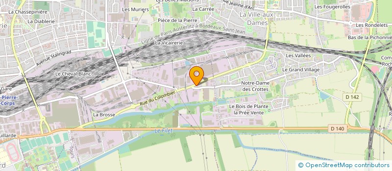 localisation de l'entreprise SARL IDEO à SAINT-PIERRE-DES-CORPS