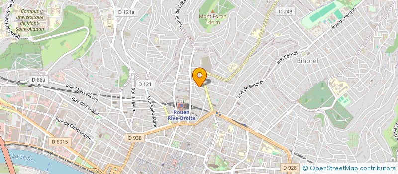 localisation de l'entreprise SARL IFJ ARCHITECTURE à ROUEN