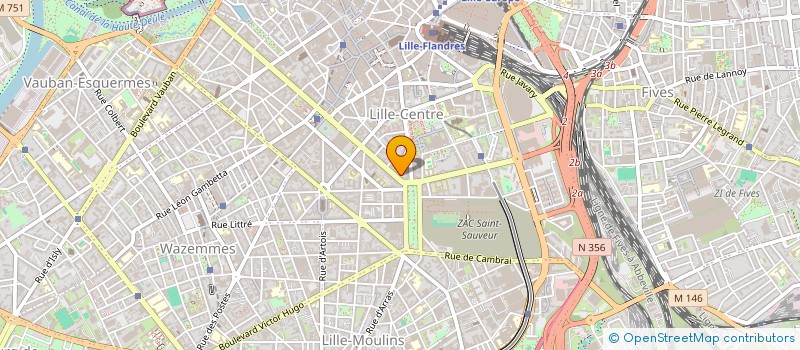 localisation de l'entreprise SARL IFOSERVICE à LILLE
