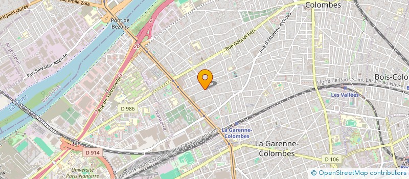localisation de l'entreprise SARL IGC CLIM VENTILATION à COLOMBES