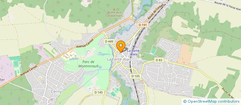 localisation de l'entreprise SARL IGUAL AURELIE  LA FERTE-ALAIS