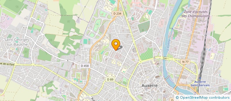 localisation de l'entreprise SARL IHAB à AUXERRE