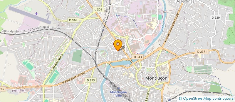 localisation de l'entreprise SARL IKA BATIMENT à MONTLUCON