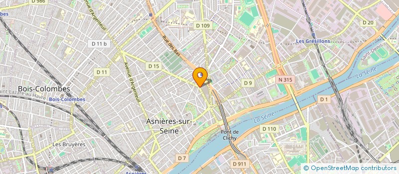 localisation de l'entreprise SARL IKOSIM  ASNIERES-SUR-SEINE