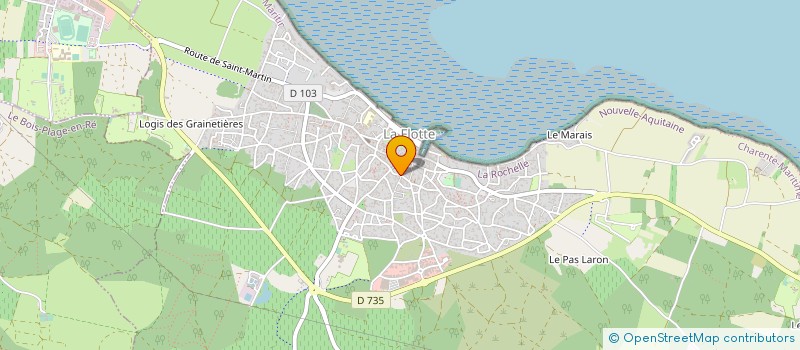 localisation de l'entreprise SARL ILE BLANCHE  LA FLOTTE