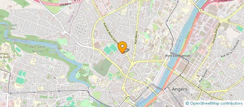 localisation de l'entreprise SARL ILF à ANGERS