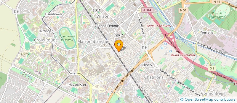 localisation de l'entreprise SARL ILLIS  REIMS