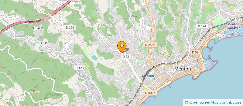 localisation de l'entreprise SARL ILONA CLARA à MENTON
