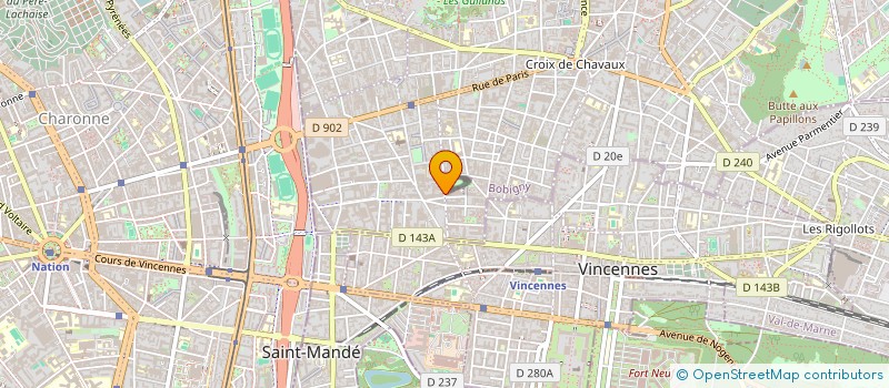localisation de l'entreprise SARL ILSO à MONTREUIL