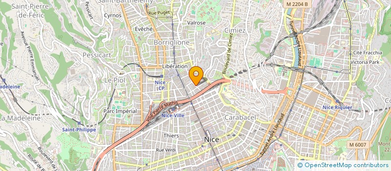 localisation de l'entreprise SARL ILYES à NICE