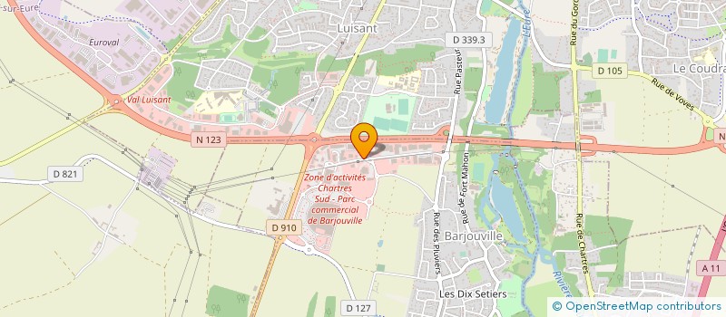 localisation de l'entreprise SARL IMAG'IN à BARJOUVILLE