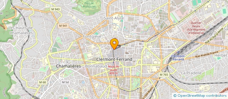 localisation de l'entreprise SARL IMAGERIE à CLERMONT-FERRAND