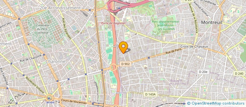 localisation de l'entreprise SARL IMAGES à BAGNOLET