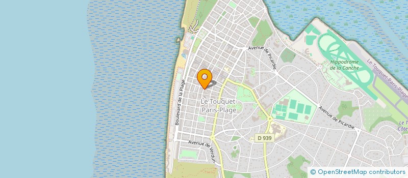 localisation de l'entreprise SARL IMAGINE BOUTIQUE à LE TOUQUET-PARIS-PLAGE