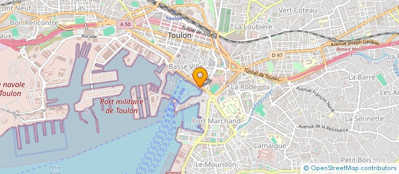 localisation de l'entreprise SARL IMBERT ET CIE à TOULON