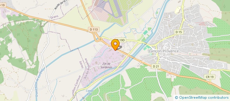 localisation de l'entreprise SARL IMCA à LANCON-PROVENCE