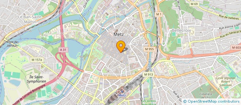 localisation de l'entreprise SARL IMHOTEP ARCHITECTURE  METZ