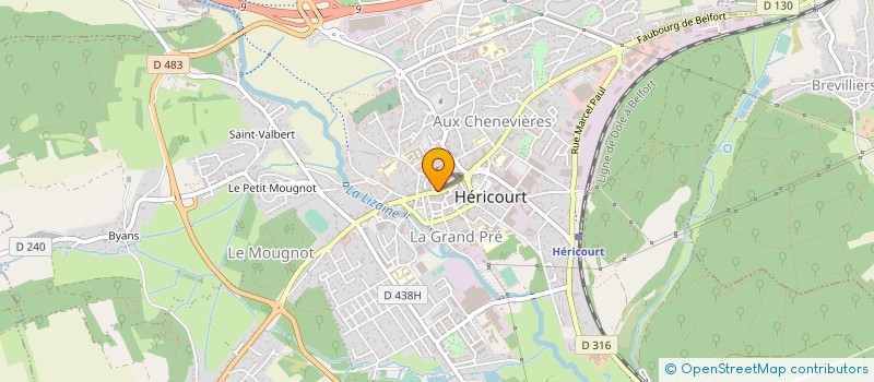 localisation de l'entreprise SARL IMMO à BELFORT