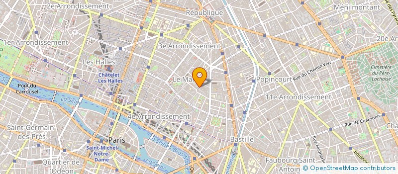 localisation de l'entreprise SARL IMMO BABYLONE  PARIS